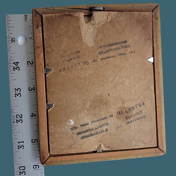 Vintage Miniature Floral Still Life Replica Painting - Picture 4 of 5